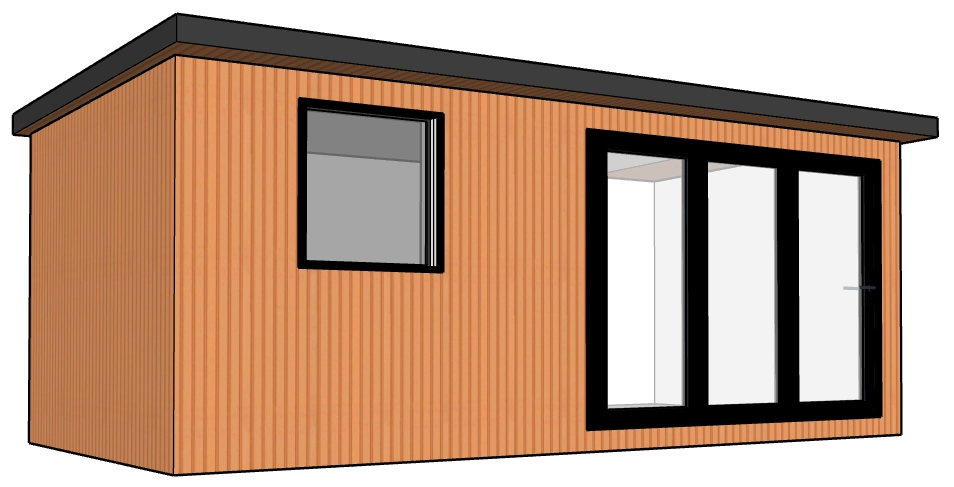 Bespoke garden room illustration